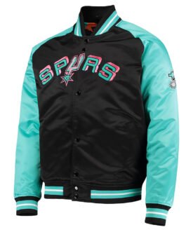 Black/Teal San Antonio Spurs Reload 3.0 Jacket