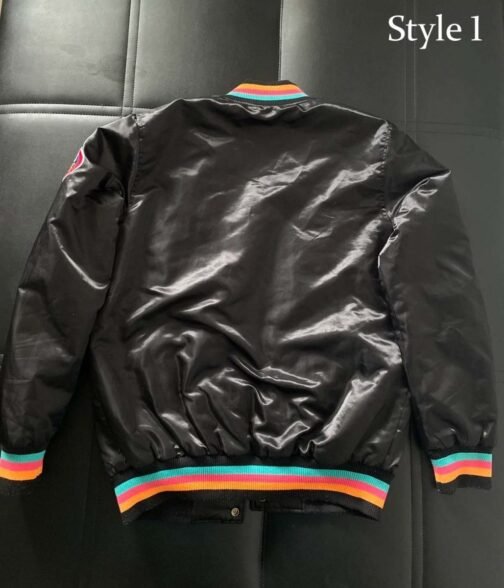 NBA San Antonio Spurs Satin Jacket - Image 8