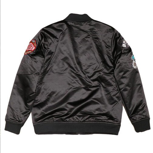 San Antonio Spurs Flight Satin Jacket - Image 2