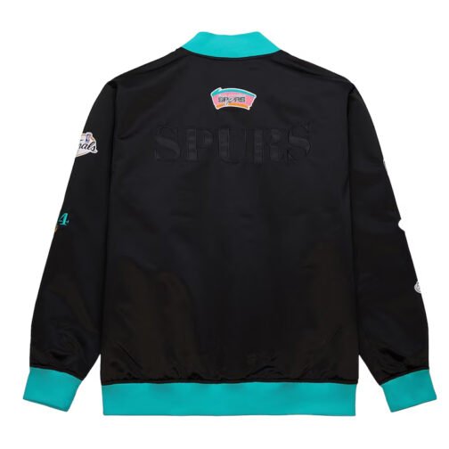 San Antonio Spurs OG 3.0 Lightweight Black Satin Jacket - Image 2