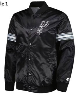 Pick & Roll San Antonio Spurs Black Jacket