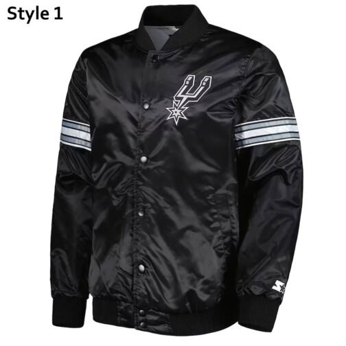 Pick & Roll San Antonio Spurs Black Jacket