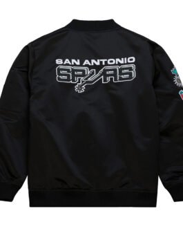 San Antonio Spurs Vintage Logo Lightweight Satin Jacket