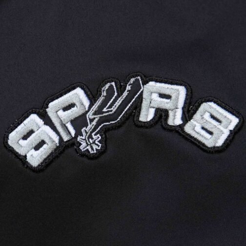 San Antonio Spurs Vintage Logo Lightweight Satin Jacket - Image 4
