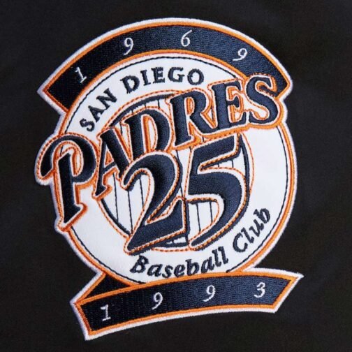 San Diego Padres Black Out Satin Jacket - Image 4