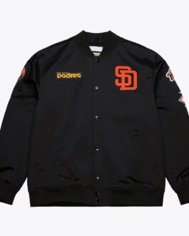 San Diego Padres Black Out Satin Jacket