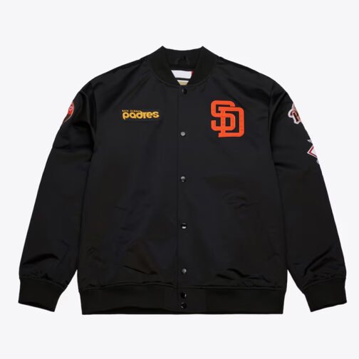 San Diego Padres Black Out Satin Jacket
