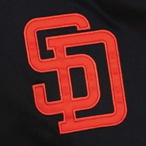San Diego Padres Black Out Satin Jacket - Image 6