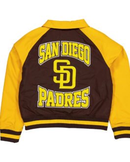 San Diego Padres Brown and Gold Throwback Jacket
