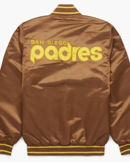 San Diego Padres Brown Bomber Jacket