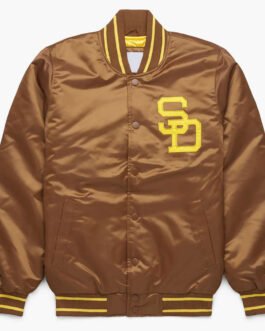 San Diego Padres Brown Bomber Jacket