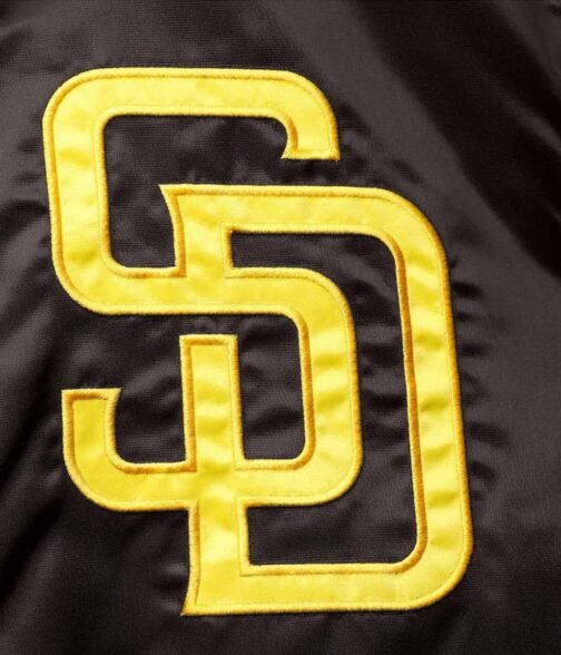 San Diego Padres Full-Zip The Captain II Varsity Brown Jacket - Image 4