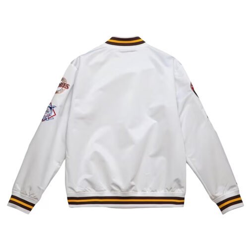 San Diego Padres City Collection White Varsity Satin Jacket - Image 2