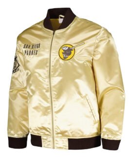 San Diego Padres OG 2.0 Gold Lightweight Satin Jacket