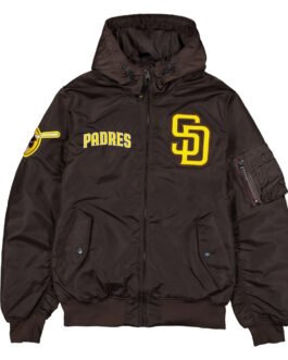 San Diego Padres Historic L-2B Hooded Bomber Jacket