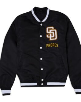 San Diego Padres Logo Select Black Jacket