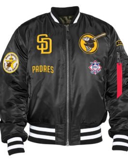 San Diego Padres Bomber MA-1 Jacket