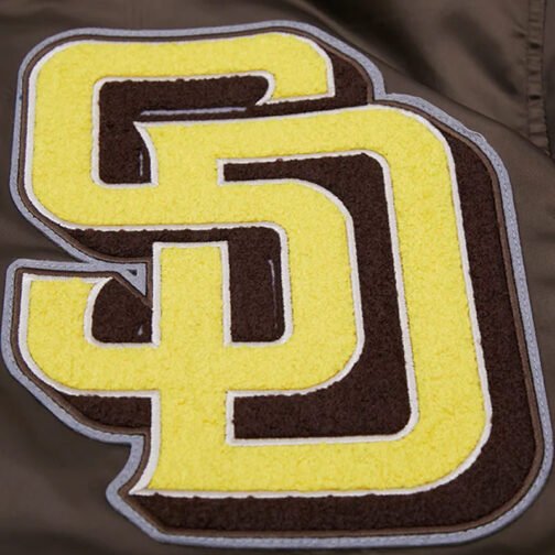 San Diego Padres Mashup Classic Rib Satin Jacket - Image 5