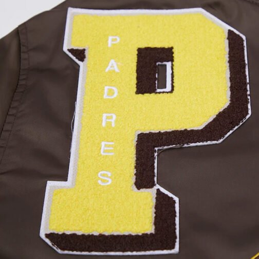 San Diego Padres Mashup Classic Rib Satin Jacket - Image 6