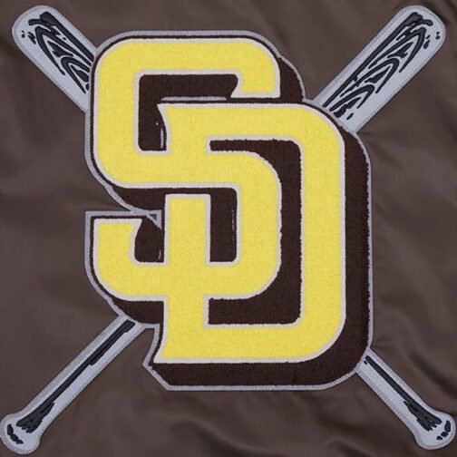 San Diego Padres Mashup Classic Rib Satin Jacket - Image 10
