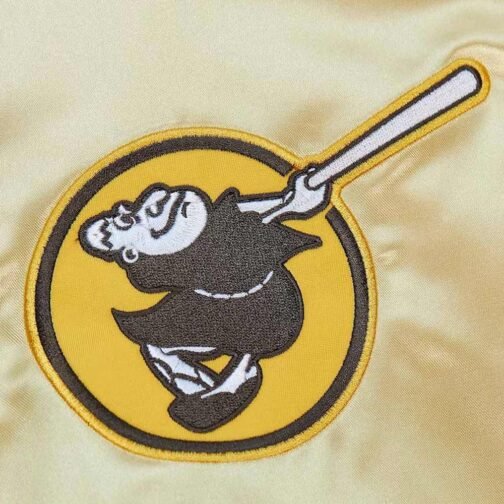 San Diego Padres OG 2.0 Gold Lightweight Satin Jacket - Image 5