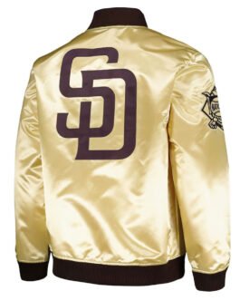 San Diego Padres OG 2.0 Gold Lightweight Satin Jacket