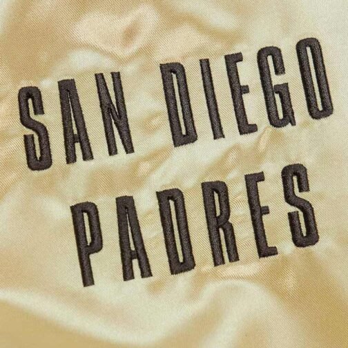 San Diego Padres OG 2.0 Gold Lightweight Satin Jacket - Image 7