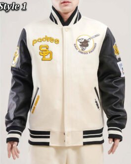 San Diego Padres Retro Classic Rib Varsity Jacket