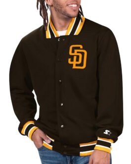 Secret Weapon San Diego Padres Brown Jacket