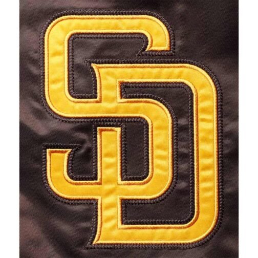 San Diego Padres The Diamond Brown Jacket - Image 4