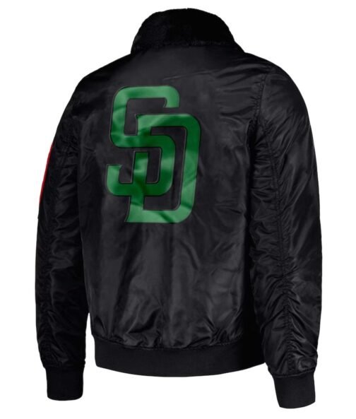 San Diego Padres Ty Mopkins Black Jacket - Image 2