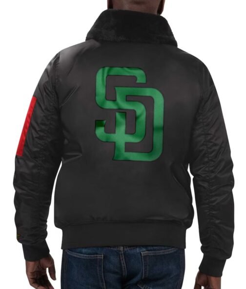 San Diego Padres Ty Mopkins Black Jacket - Image 4