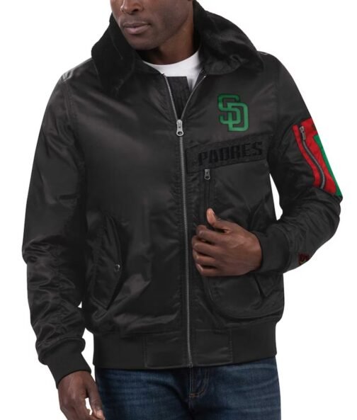 San Diego Padres Ty Mopkins Black Jacket - Image 3