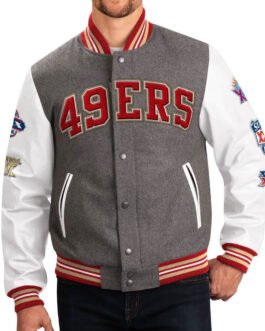 San Francisco 49ers Challenger Varsity Jacket