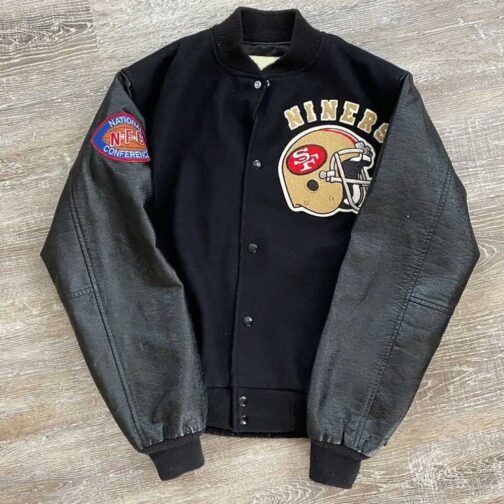 80’s San Francisco 49ers Letterman Jacket - Image 5