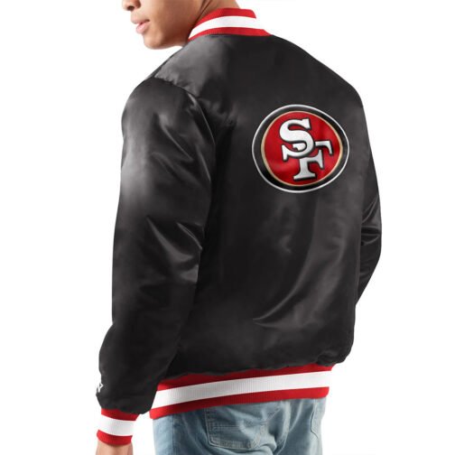 San Francisco 49ers Ace Satin Jacket - Image 2