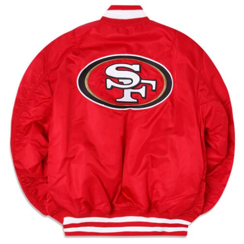 San Francisco 49ers Bomber MA-1 Jacket - Image 2