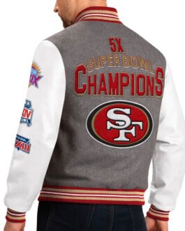 San Francisco 49ers Challenger Varsity Jacket