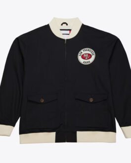 San Francisco 49ers Black Cotton Twill Jacket