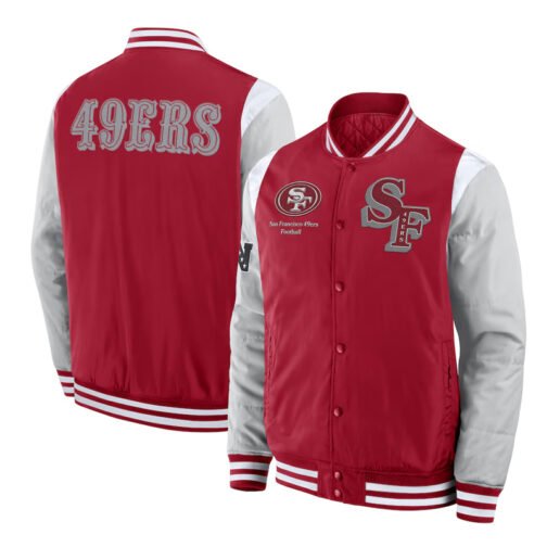 Elements Elite San Francisco 49ers Scarlet Jacket - Image 3