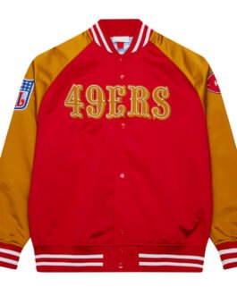 Faithful to The Bay San Francisco 49ers Red and Gold Jacket