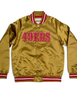 Lightweight San Francisco 49ers Golden Satin Jacket