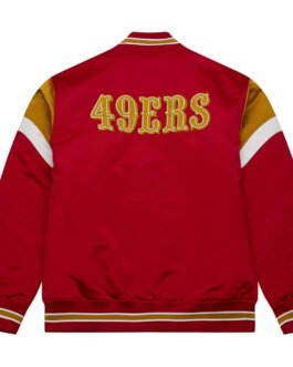 San Francisco 49ers Heavyweight Satin Jacket