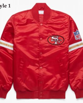 San Francisco 49ers Starter Red Bomber Jacket
