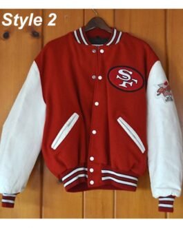 49ers SF Super Bowl Letterman Jacket