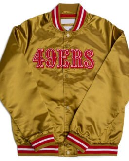 Lightweight San Francisco 49ers Golden Satin Jacket