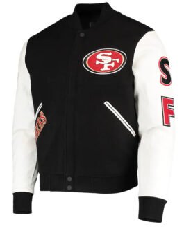 San Francisco 49ers Logo Letterman Jacket