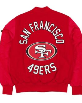 San Francisco 49ers MA-1 Historic Varsity Jacket