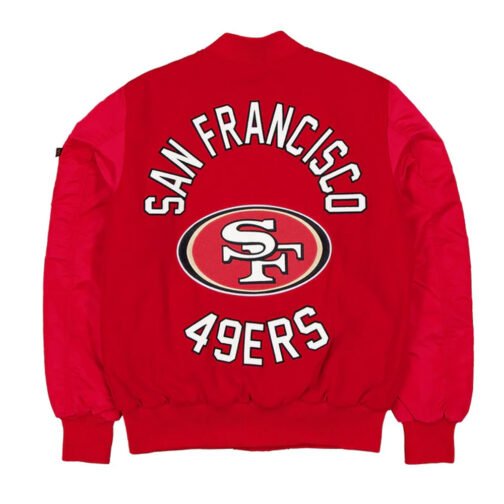 San Francisco 49ers MA-1 Historic Varsity Jacket - Image 2