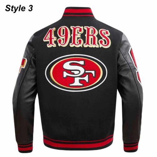 Mashup San Francisco 49ers Varsity Jacket - Image 6